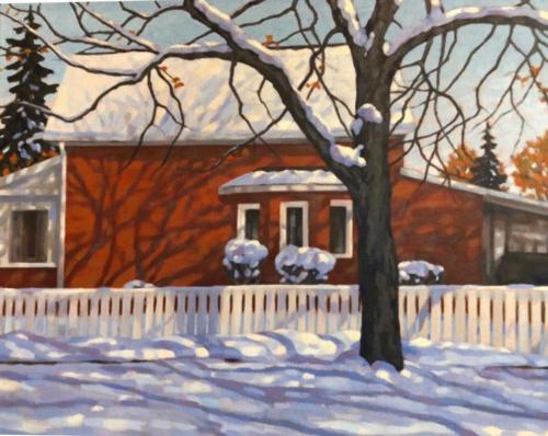 Bridgeland Home, oil, 24x30, SOLD