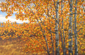 Autumn Orange, oil, 24x36, SOLD