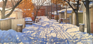 Morning Walk, oil, 24x48, SOLD