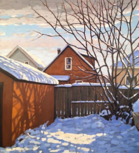 Chinook Shadows, oil, 27x24, Websters Gallery Calgary