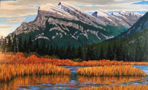 Rundle Autumn, oil, 36x60