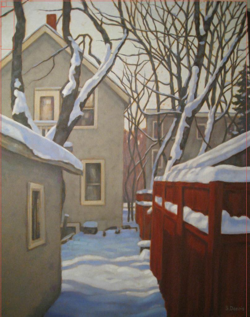 Fresh Snow, oil, 30x24, SOLD