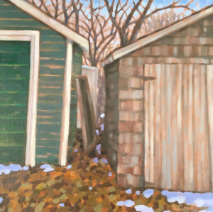 Old Garages, 20x20, oil