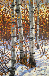 Early Snow, oil, 36x24, SOLD