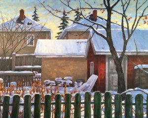 Bridgeland Morning, oil, 24x30, SOLD