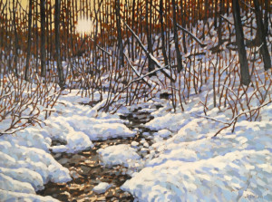 Paskapoo Slopes, oil, 30x40, SOLD