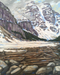 Moraine Lake, oil, 20x16, available