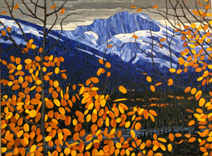 Kananaskis Gold, oil, 30x40", SOLD