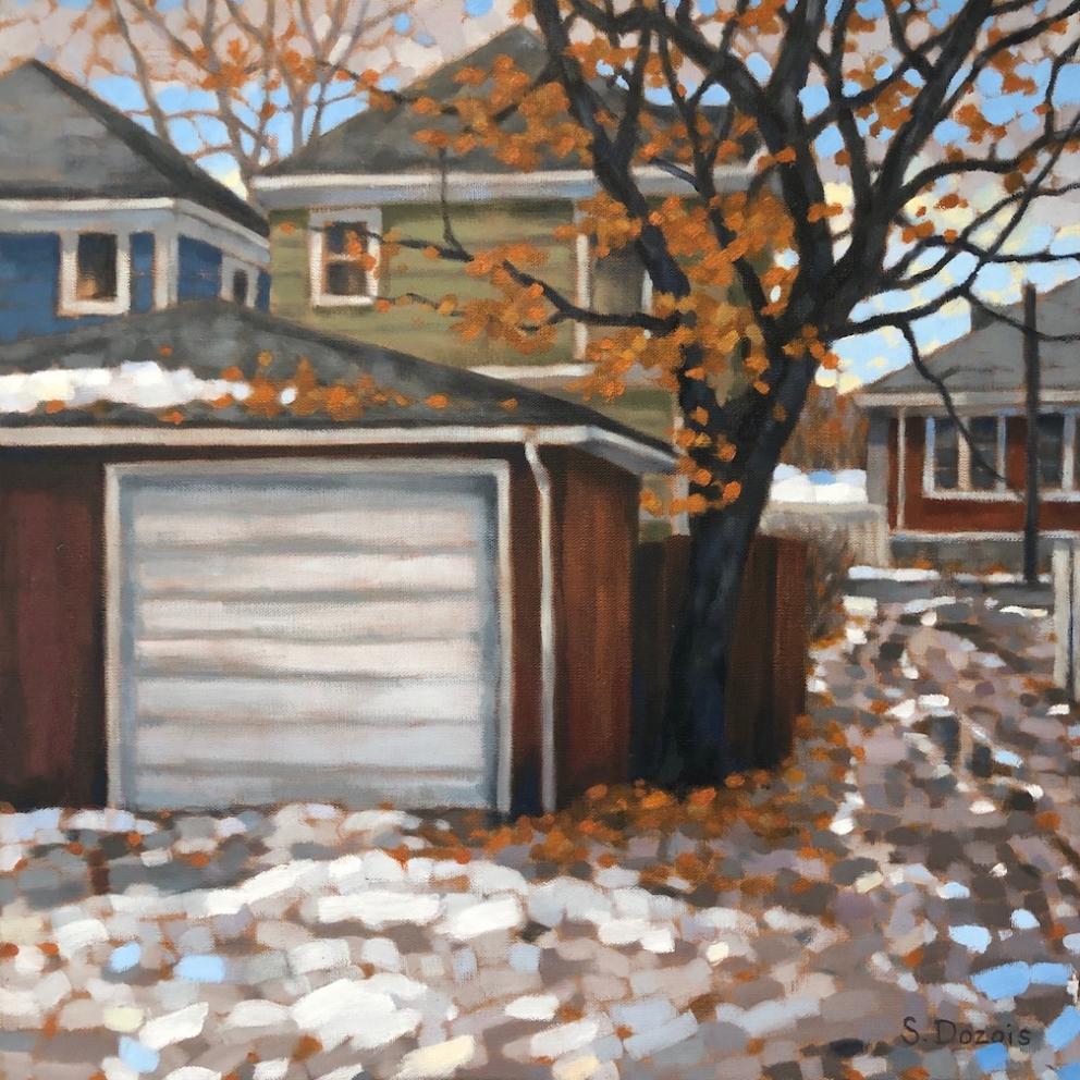  Mission Alley, 20x20, oil, Art on Ninth Invermere