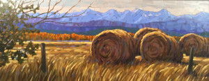 Prairie Mountains, 19x48.5, oil, SOLD