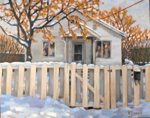 Howden's House, oil, 16x20, SOLD