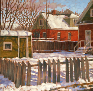 Near Karen's, oil, 20x20, SOLD